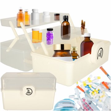 Organizator za shranjevanje zdravil, posodica za zdravila, škatla za zdravila 29x16x15cm