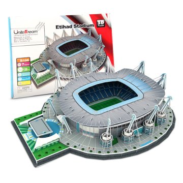 Nogometni stadion - ETIHAD - Manchester City FC - 3D sestavljanka 130 kosov