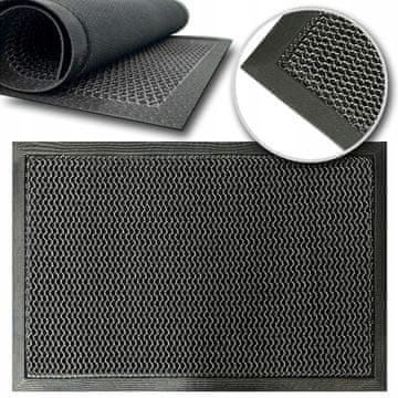3D PVC vhodna predpražnik, predpražnik za vrata, 90x150