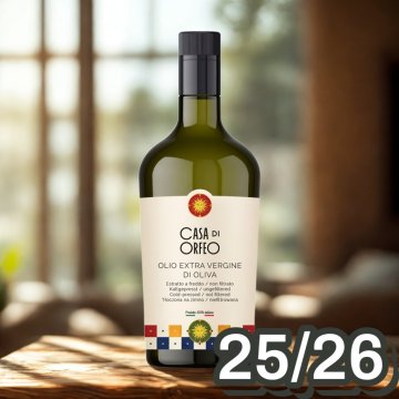 Casa di Orfeo ekstra deviško oljčno olje 500 ml steklenica, Sicilija 2025/2026, Italija