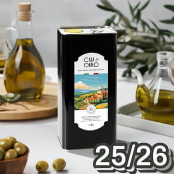 Ekstra deviško oljčno olje Casa di Orfeo 5 litrov Sicilija 2025/2026, Italija