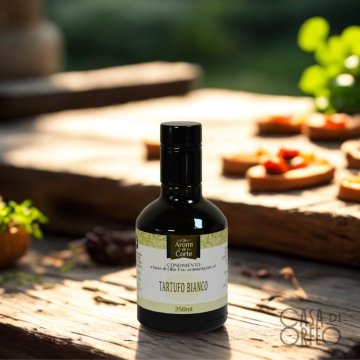 La Corte d'Italia Olivno olje z okusom belega tartufa 250 ml