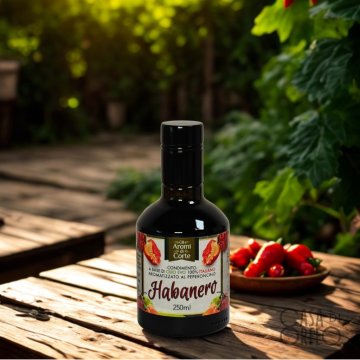 La Corte d'Italia Olivno olje z okusom habanera 250 ml