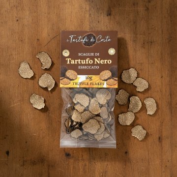 La Corte d'Italia Posušeni kosmiči črnega tartufa 10 g
