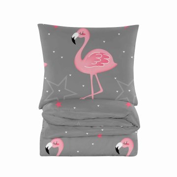 BOMBAŽNA POSTELJNINA 200x200 PLAMENJSKI PONOS