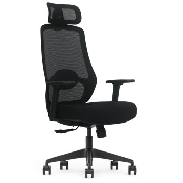 Pulse ergonomski pisarniški stol, črne barve