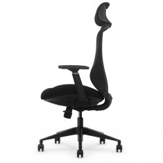 Ergonomski pisarniški stol Voyager, črne barve