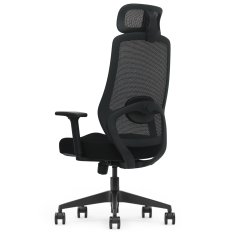 Pulse ergonomski pisarniški stol, črne barve