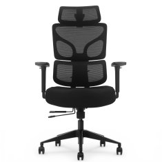 Bionic ergonomski pisarniški stol, črne barve