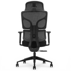 Bionic ergonomski pisarniški stol, črne barve