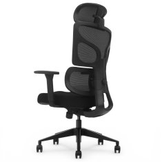 Bionic ergonomski pisarniški stol, črne barve