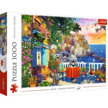 Northix Sestavljanka Cinque Terre View, 1000 kosov, družinska zabavna dejavnost
