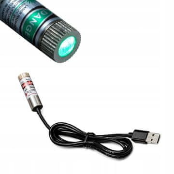 Zenthril križni laserski kazalec - križni laserski kazalec za cestne označevalce | zelen | USB | za modele 6,5P / 7P / 9P