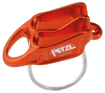 Petzl Varovalna naprava Reverso Red