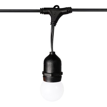 Zunanja girlanda Summer Time 6,6 m G45 Mlečno bela 3000K 36V 10xE27 IP44