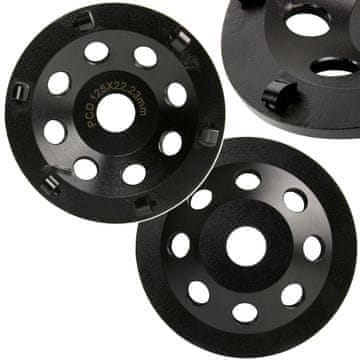 em 125 mm PCD disk za odstranjevanje substrata
