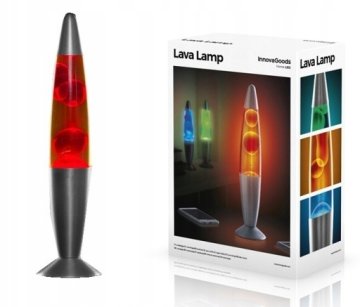 InnovaGoods DEKORATIVNA LAVA MAGMA SVETILKA 25W NOČNO RDEČA