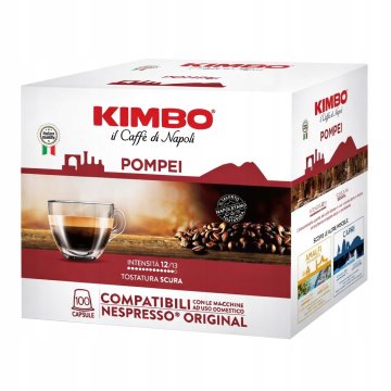 Kimbo Pompei kavne kapsule za Nespresso italijanska močna 12/13 100 kosov