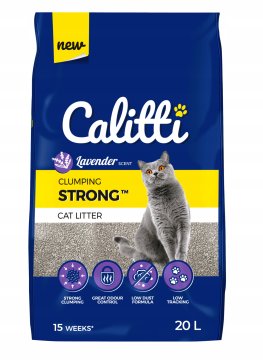 Calitti Strong Lavender bentonitno stelje 20 l