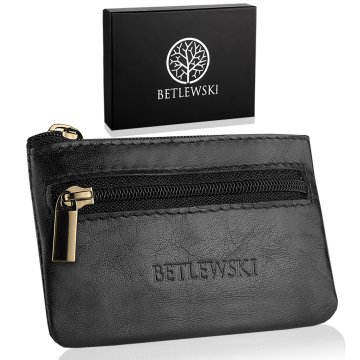 Betlewski BEZ-02 ČRNI POSLOVNI ETUI ZA KLJUČE + POTRDILO