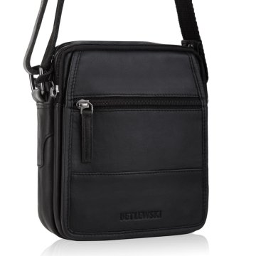 Betlewski Moška torba TBS-308 DDDM ČRNE OBLEKE CAMBRIDGE + POTRDILO