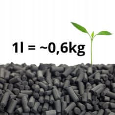 BIO Aktivno oglje za vrtne rastline, 1l