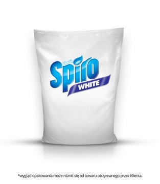 Spiro pralni prašek za belo perilo 15 kg z aktivnim kisikom, učinkovit od 30 stopinj dalje