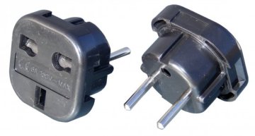 VTR ADAPTER IZ VB V POLJŠKO ZA POLJSKI VTIČ ANGLEŠKA VTIČNICA ČRNEGA POLJA