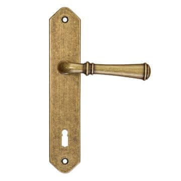 HAMILTON kljuka za vrata s ključavnico 72 mm ANTIQUE GOLD