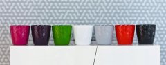 CVETLIČNI LONEC GALICJA CRISTAL 14cm črn