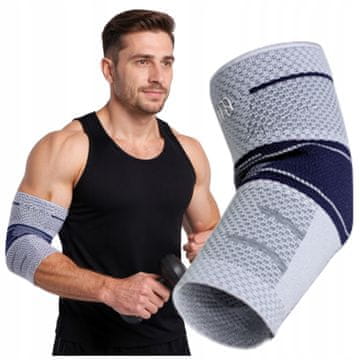 4M Opora za komolec za tenis/golf, stabilizator, opora, bolečina, poškodba komolca M