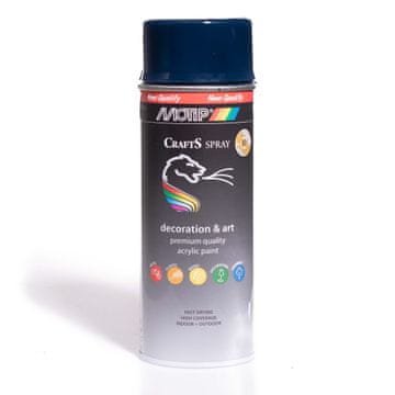 MOTIP DUPLI Akrilna barva v spreju RAL 5003 modra 400 ml CRAFTS