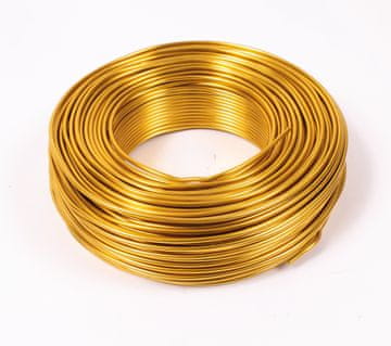 PLAYBOX ZLATA aluminijasta žica za DIY dekoracije 50m Ø 2mm