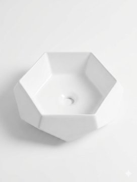 ODA bel moderni geometrijski pultni umivalnik 415x415x130