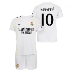 Real Madrid komplet kratkih hlač za otroke Mbappe box RM25B1 152 bela