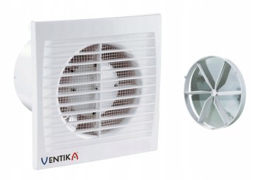 Ventika VENTILATOR ZA KOPALNICO 100 mm ČASOVNIK + BREZPLAČEN TANKOPLOŠČNI VENTIL