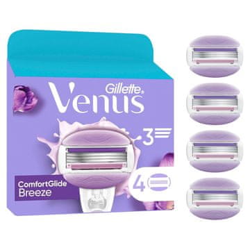 Northix Ženske britvice, ComfortGlide Breeze, 4 kosi
