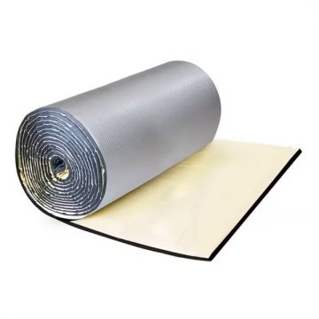 ABM 13 mm 50 x 100 cm penasta guma z aluminijasto zvočno izolacijo, samolepilna