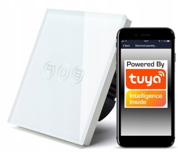 RTX Stikalo za rolete na dotik, WiFi TUYA, belo