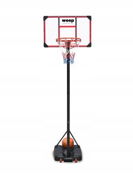 EE Košarkarski set TN001 koš nastavljiv do 260 cm mobilni 82x52 cm