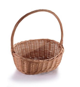 Pletena darilna košara