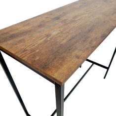 Ozka miza, temno rjava, jedilna miza, 100x40x90 | Begryf