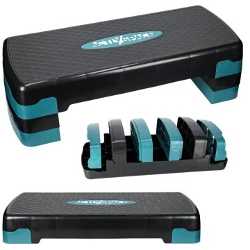 Steper za fitnes in aerobiko, 3 nivoji - modularen