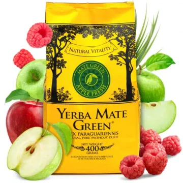 Yerba Mate zeleno jabolko sveže 400 g