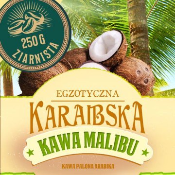 Kava v zrnu Caribbean Malibu 250 g