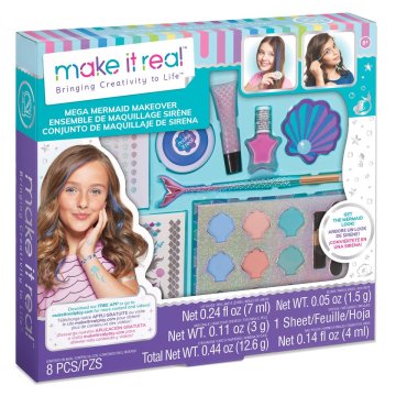 Northix Komplet ličil Make It Real Mega Mermaid Makeover