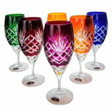 Marika crystalPisani kristalni kozarci za pivo 500 ml Ananas