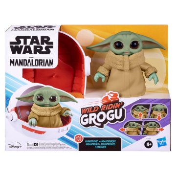 Northix Star Wars Interaktivni plišasti Wild Ridin Grogu 12 cm