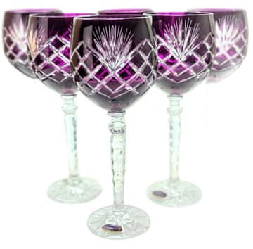 Marika Ametist kristal Remery 280 ml Ananas 6 kosov
