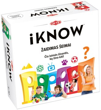 Northix Taktična družabna igra Iknow Family Quiz v litovščini